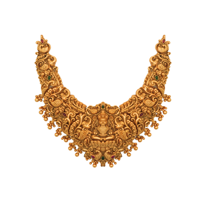 Nakshi Craftsmanship Necklace-Gajalakshmi Nakshi Necklace-Pratisona