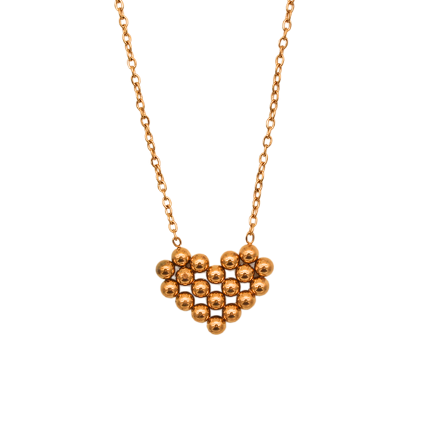 Heart Orb Necklace-Pratisona