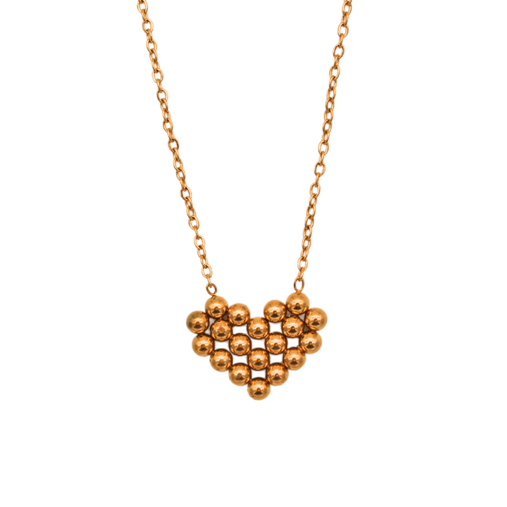 Heart Orb Necklace-Pratisona