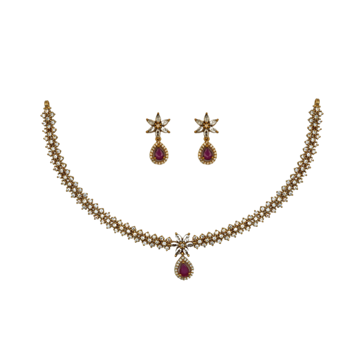 Jasmine Diamond Necklace-Pratisona