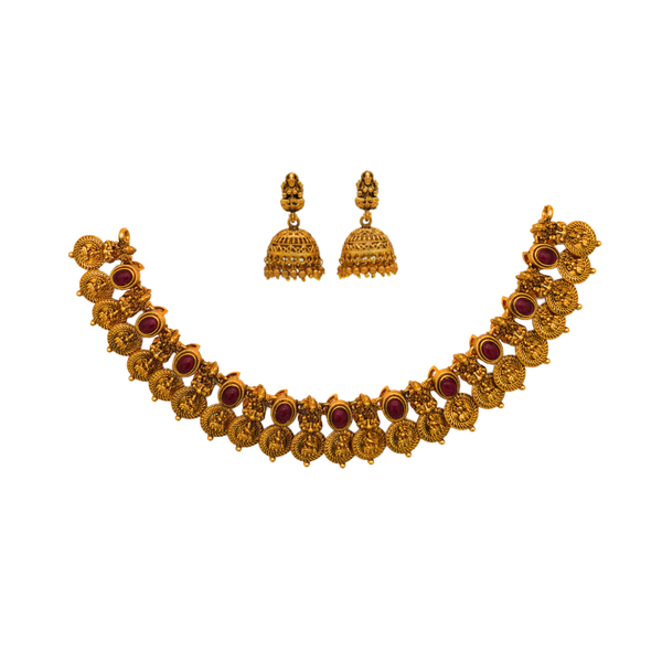 Kasumala Ruby Necklace-Kasumala - Necklace-Pratisona