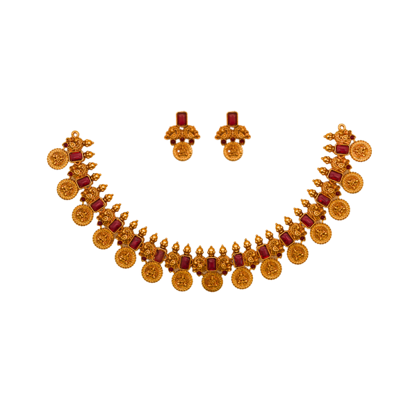 Kasumala Ruby Necklace-Mayur Kasumala-Necklace-Pratisona