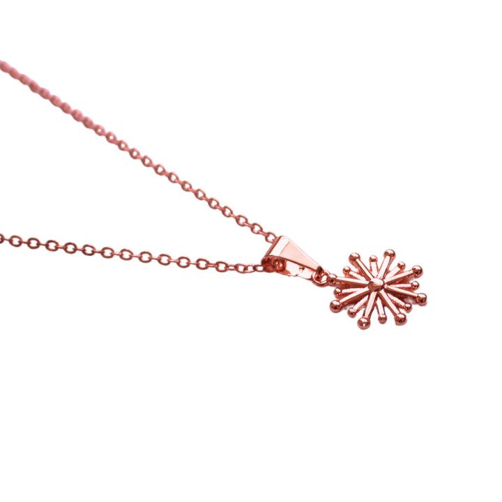 Rose Gold Chain Pendant - Sunshine Chain Pendant - Pratisona