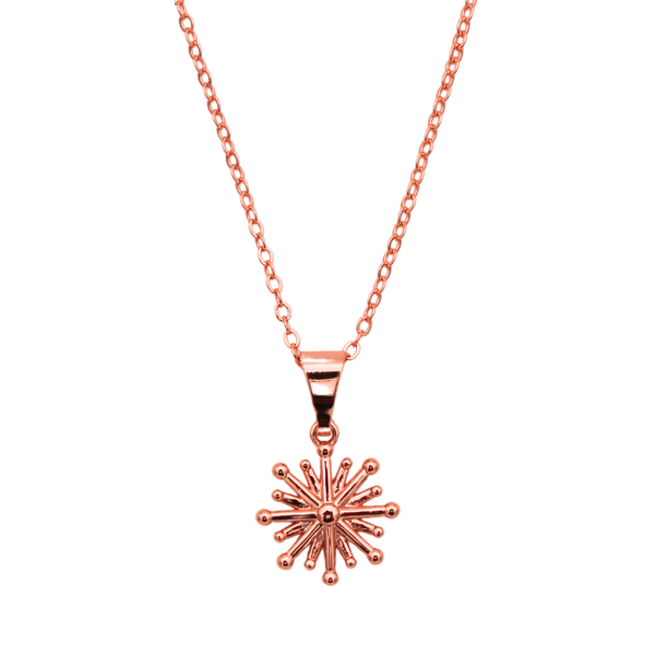 Rose Gold Chain Pendant - Sunshine Chain Pendant - Pratisona