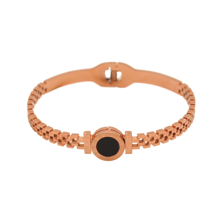 "Rose Gold Half Wrist Bracelet- Watchlate Bracelet- Pratisona "